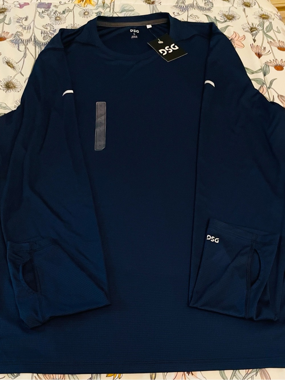 DSG Long Sleeve Performance Shirt in Navy Blue
